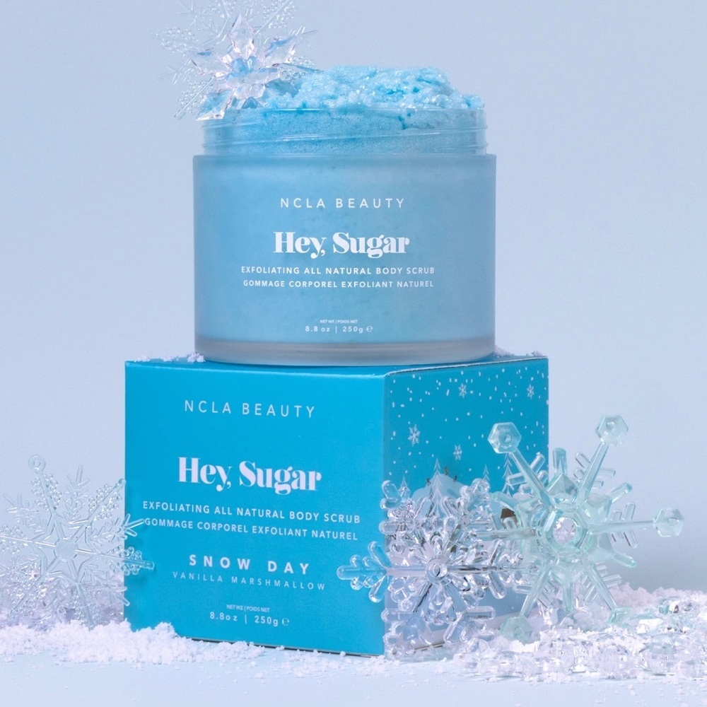 NCLA Beauty Hey Sugar SNOW DAY Vanilla Marshmallow Body Scrub | NEW | Hey, Sugar - Picture 2 of 12
